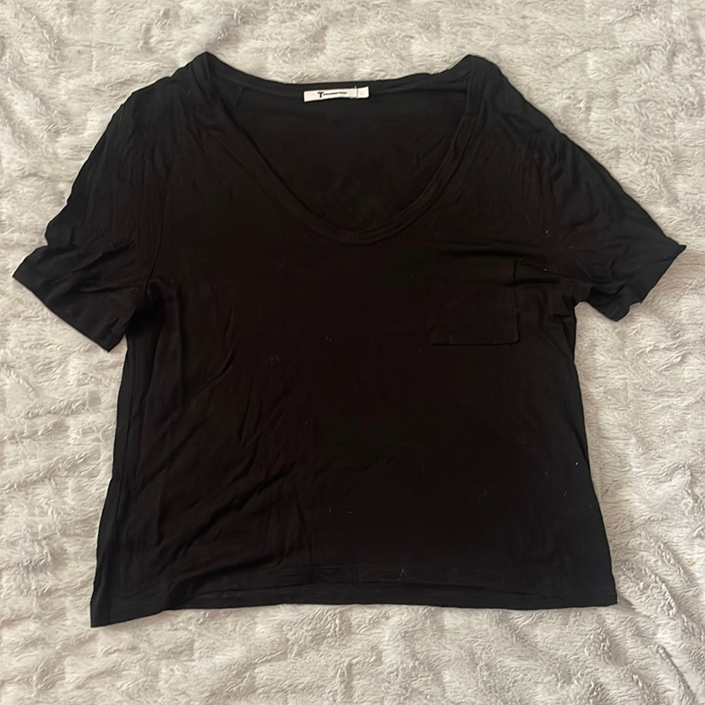 Crop style, pocket front Alexander wang tshirt